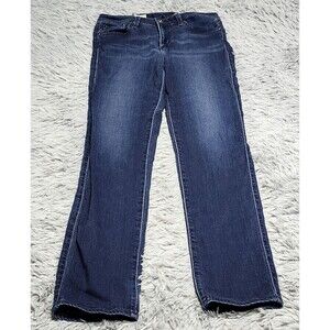 AG Adriano Goldschmied Jeans Womens 27R Crop Dark Wash The Prima Cigarette 28x29